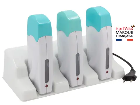 Chauffe cire trio sans fil avec sa base pour recharge