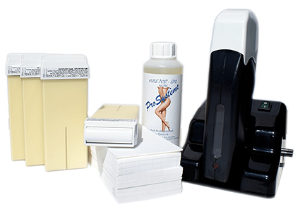 Kit d'épilation modulaire complet à la cire jetable Blanche