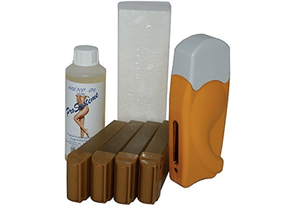 Kit d'épilation solo complet à la cire jetable au Miel