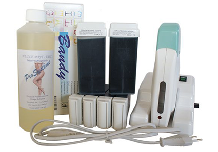 Kit d'épilation modulaire complet à la cire jetable à l'Azulène