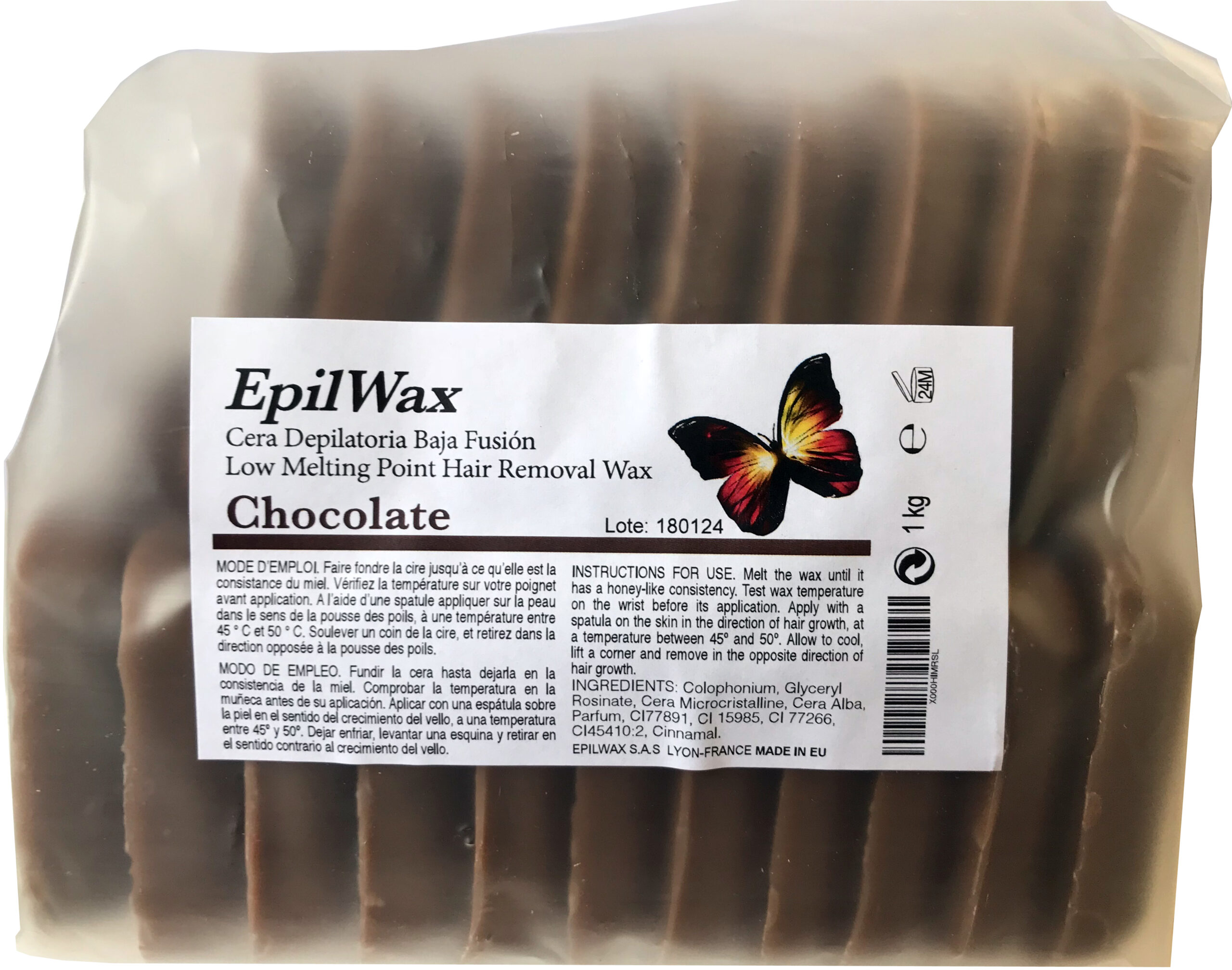 Galets de cire à épiler Pelable chocolat