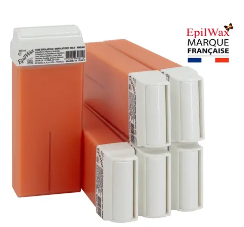 Lot de 6 roll-on de cire jetable à l'Argan