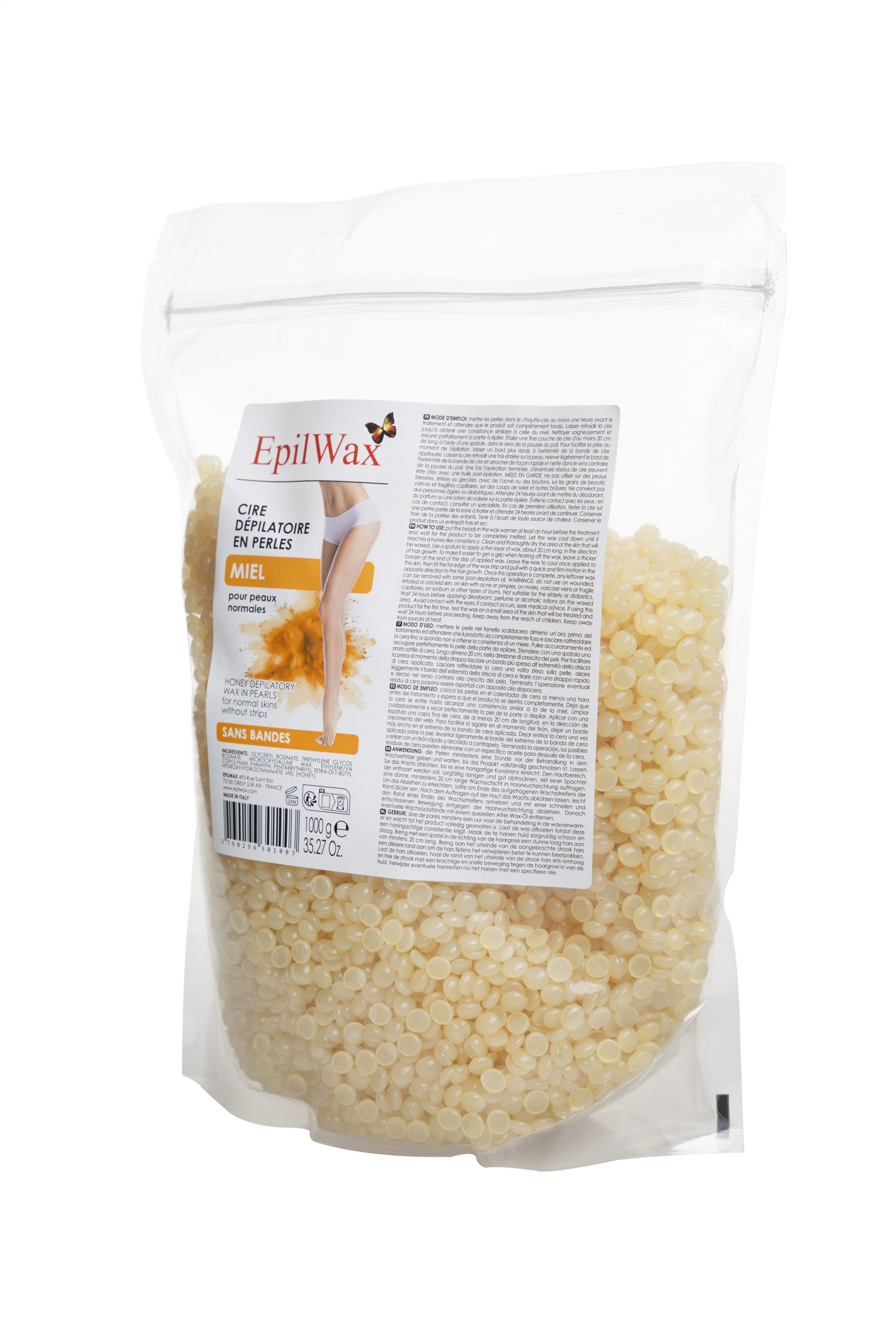 Perles de cire à épiler Pelable Miel