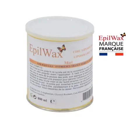 Pot de cire chaude pelable Miel