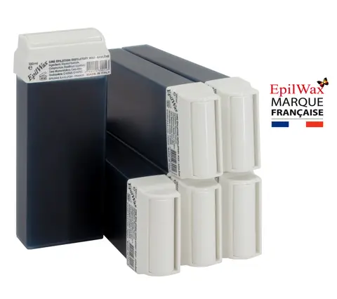 Lot de 6 Roll-On de Cire Jetable aux Potassium et Azulène - Lot de 6