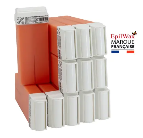 Lot de 12 roll-on de cire jetable à l'Argan - Lot de 12